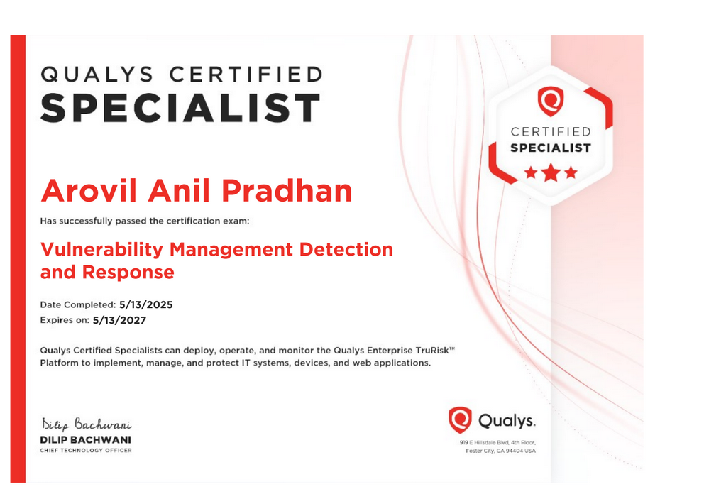 Qualys Certified VMDR