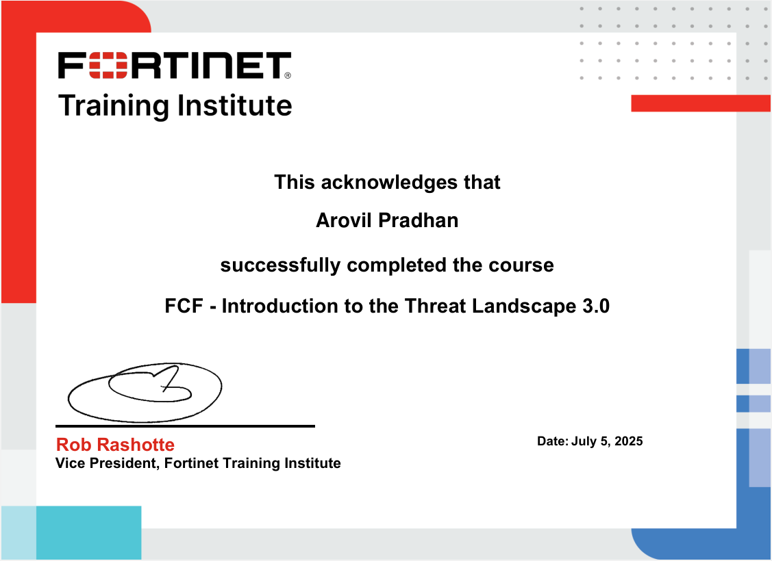 FCF-Introduction to Threat Landscape 3.0 